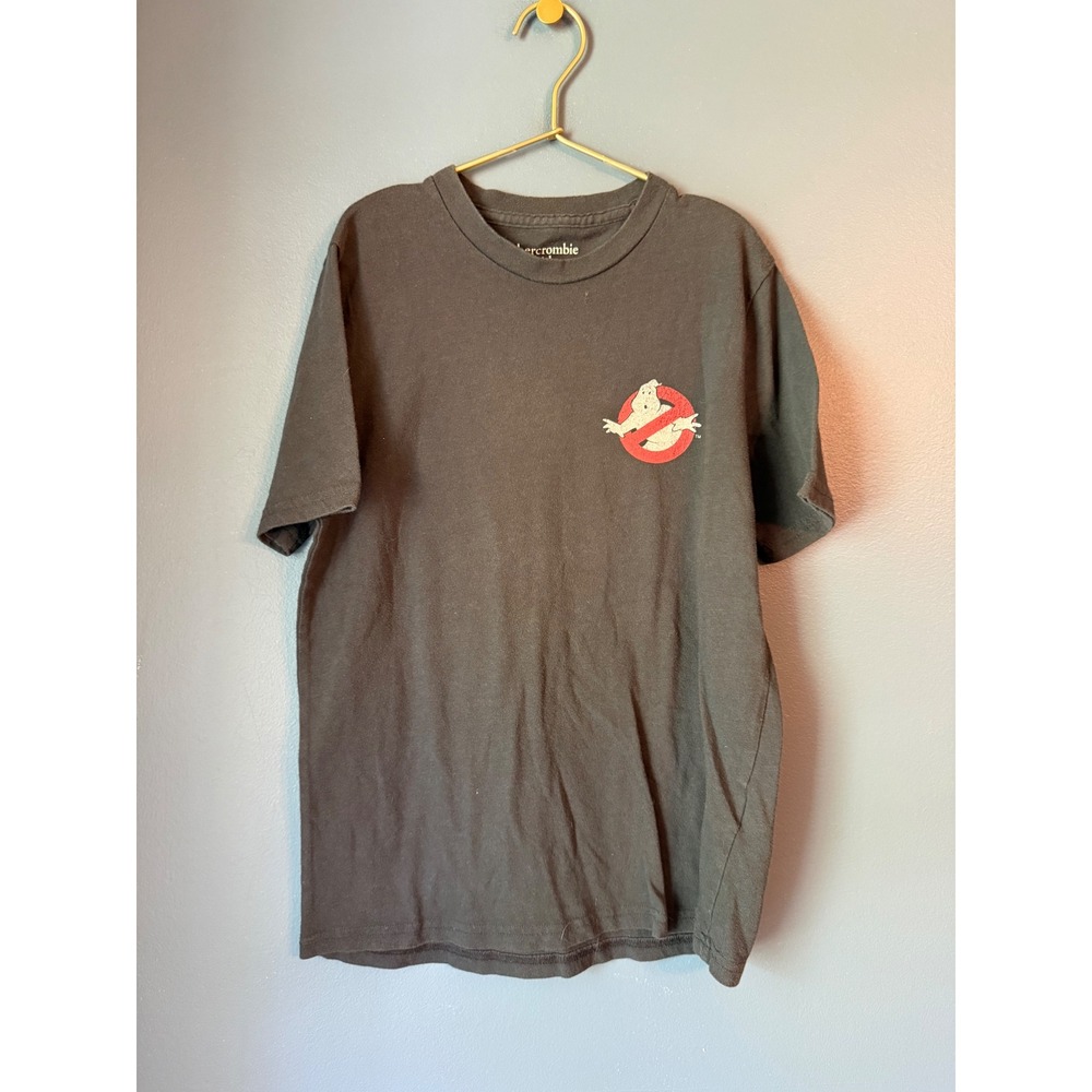 Abercrombie Kids Ghostbusters Got Ghosts Ecto-1 Graphic T-Shirt Black Size 11/12